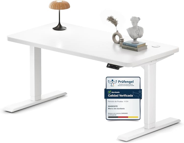 MAIDeSITe S2 Pro escritorio elevable 140x70 doble motor con tablero