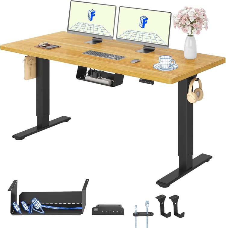 FLEXISPOT escritorio elevable 160x80 doble motor con tablero entero